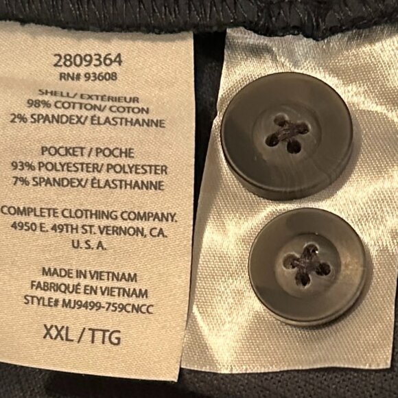 Women's Matty M Corduroy Jacket Navy Blue Size xxl NWT - Picture 5 of 6